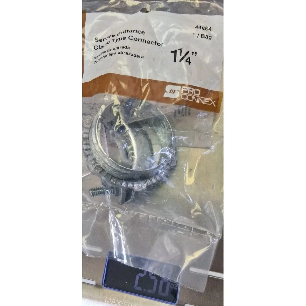 NM/SE Cable Service Entrance Clamp Type Connector 1 1/4